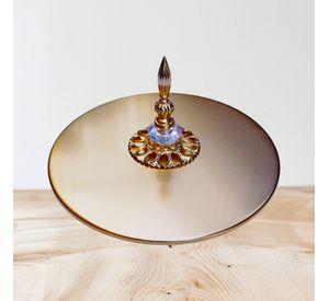 Elegante Set 2 Piezas Deco Candy Bar (Bandeja y Decoración) - Metal