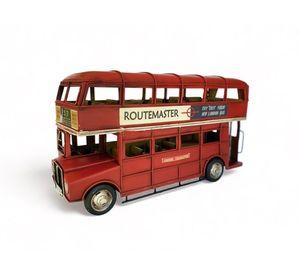 Bus Inglés A Escala, Decoración Vintage En Fierro, colección.