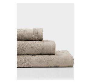 JUEGO TOALLA ANDES 3 PIEZAS ROSAS TAUPE