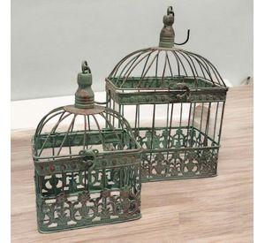 Jaula Decorativa Metal Set