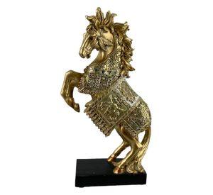Figura Decorativa Caballo Golden I