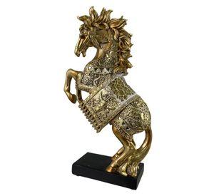 Figura Decorativa Caballo Golden I