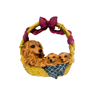 Figura Decorativa Colgante 3 Perritos 30cm