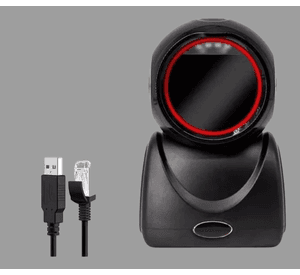 Lector Codigos Barra Escaner Laser Escritorio USB Lau