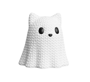 Figura estilo tejida Gato Fantasma