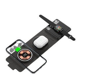 Cargador Plegable 3 en 1 Portatil Banda Inalambrico Lau