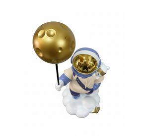 Figura Decorativa Viaje Luna Estatua Fantasía Cósmica Jhn