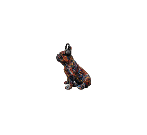 Estatua Decorativa Bulldog Urbano Vanguardista Adorno Jhn