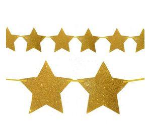 GUIRNALDA ESTRELLA DORADO 15 PCS X1 UNI