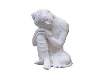 Figura Buda Durmiente White Line 48 cm