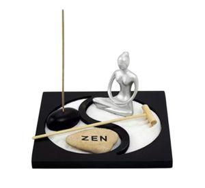Buda Con Porta Incienso Decorativo Zen