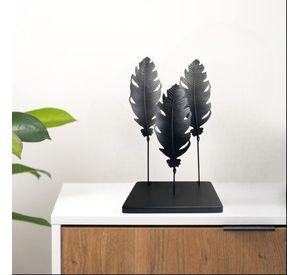 Escultura Hojas Estilo Europeo Decoración Hogar Creativa Jhn