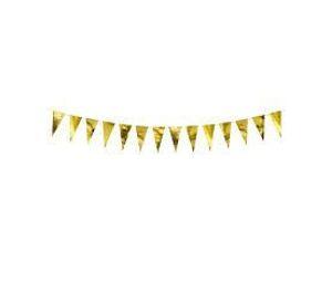 BANDERIN METALICO 2.6M DORADO X 1 UNI