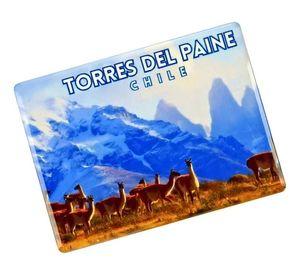 Pack 4 Imán Cerámica Torres Del Paine