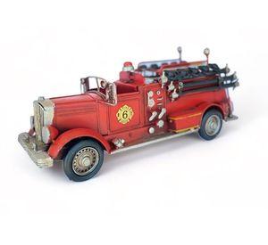 Camión De Bomberos A Escala, Colección, Decoración Vintage Fierro.