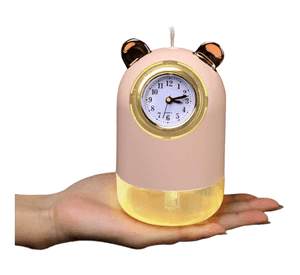 Humidificador Lampara y Reloj USB 300ml AR56