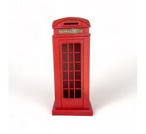 Decoración Vintage, Cabina Telefónica Inglesa En Metal