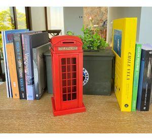 Decoración Vintage, Cabina Telefónica Inglesa En Metal