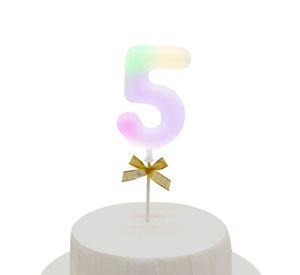 TOPPER TORTA NUMERAL LED #5