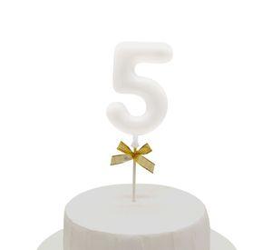 TOPPER TORTA NUMERAL LED #5