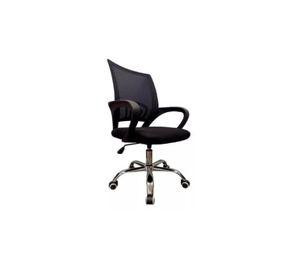 Silla de escritorio ergonómica Lumax Ezri con tapizado de mesh negra