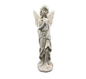 Estatua Escultural Angel Jardin Decoracion Adorno Lau
