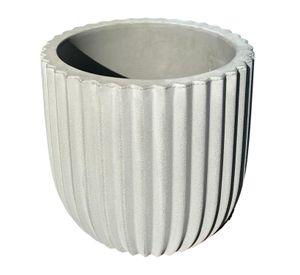 Macetero Grande Gobi 33 Gris