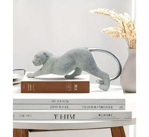Estatua Animal Coleccionable Escultura Artesanía Plata Jhn