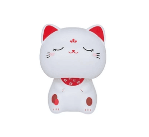 Gato De La Suerte Con Batería Solar Fortuna