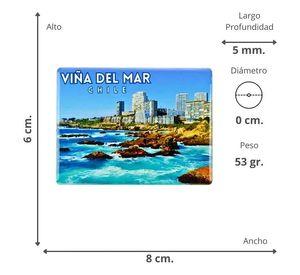 Pack 4 Imán Cerámica Vina del mar
