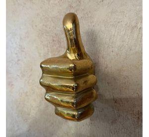 Placa Mural Decorativa Mano Todo Bien Gold