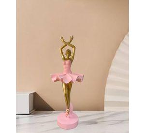 Estatua Decorativa Figura Bailarina Ballet Adorno Jhn