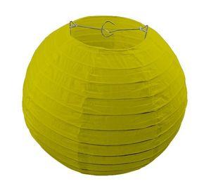 DECO LAMPARA PAPEL AMARILLO 25CM X1 UNI