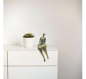 Set 2 Escultura Mujer Decoración Moderna Centro Mesa Jhn