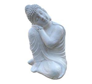 Figura Buda Durmiente White Line 50 cm