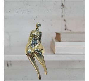 Set 2 Escultura Mujer Decoración Moderna Centro Mesa Jhn