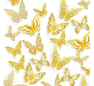 DECO MARIPOSAS MIX COLORES X12 UNI