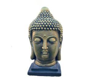Cabeza de Buda Decorativo Golden 70 cm