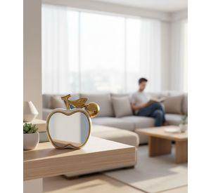 Figura Decorativa Reflejos Espejo Diseño Frutal Adorno Jhn