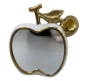 Figura Decorativa Reflejos Espejo Diseño Frutal Adorno Jhn