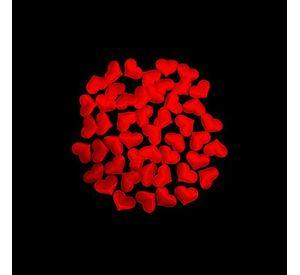 PETALOS CORAZON ROJO 2CM 100PCS