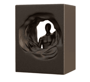 Figura Decorativa Prints Patro - Escultura Adéntrese Moderna