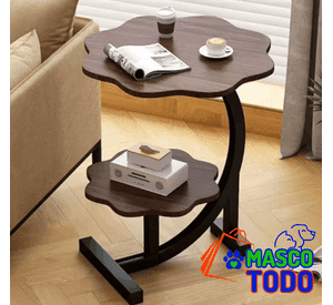 Mesa Flor Living Lateral, Mesa Auxiliar Centro 2 Niveles