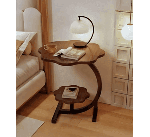 Mesa Flor Living Lateral, Mesa Auxiliar Centro 2 Niveles
