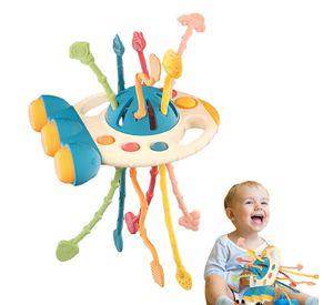 Juguete Sensorial Silicona Habilidades Motoras Bebe Lau