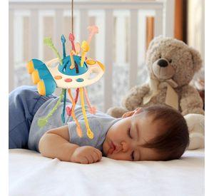 Juguete Sensorial Silicona Habilidades Motoras Bebe Lau