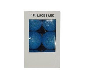 ESFERAS LUMINOSAS A PILA AZUL