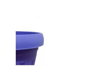 Macetero Redondo con Plato 30cm Morado
