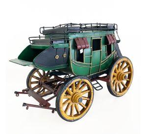 Diligencia Carreta Carruaje Decoración Vintage En Metal Wagon