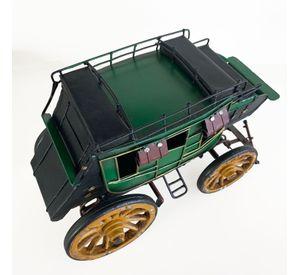Diligencia Carreta Carruaje Decoración Vintage En Metal Wagon